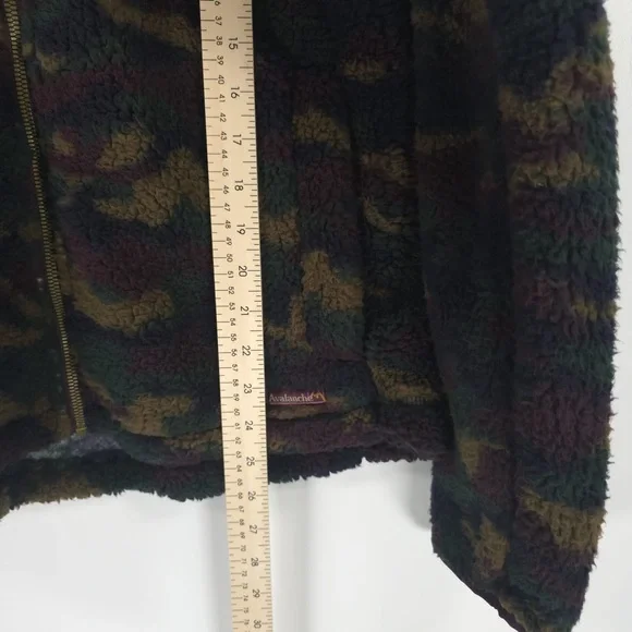 NWT AVALANCHE Outdoor Soft Relaxed FullZip Teddy Camo Fleece Jacket CA851 MEDIUM - Picture 5 of 13